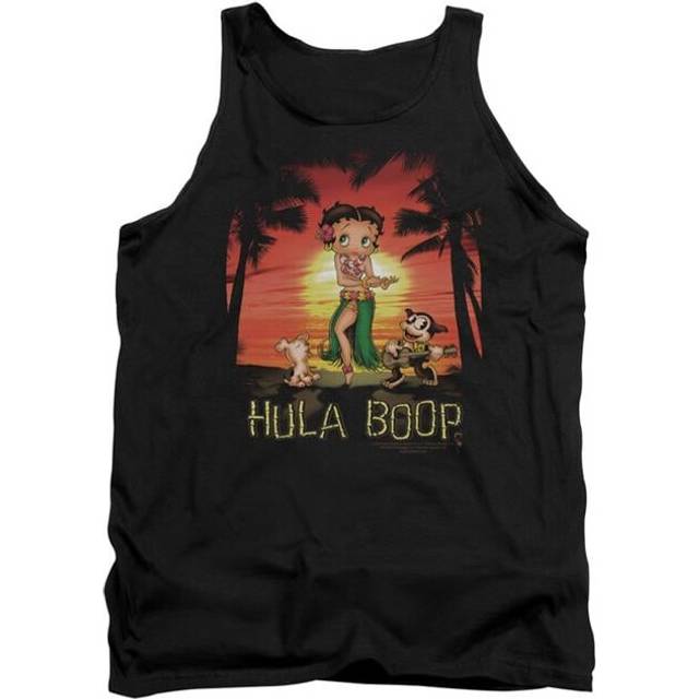 Trevco Sportswear TLTSH220-TK-4 Betty Boop Hulaboop Adult Tank Top, Black - Extra Large