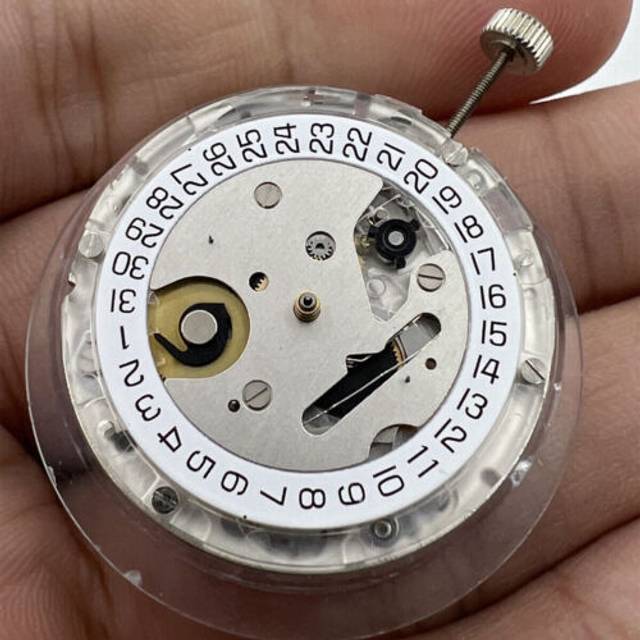Swiss made genuine eta c01.211 chronograph mechanical movement 1853 white dial