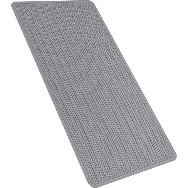 OTHWAY Non Slip Bathtub Mat, Extra Long 43x92 cm Rubber Bath Tub Shower Mat, Soft Mat for Bathroom Tub with Strong Suction Cups (Grey)