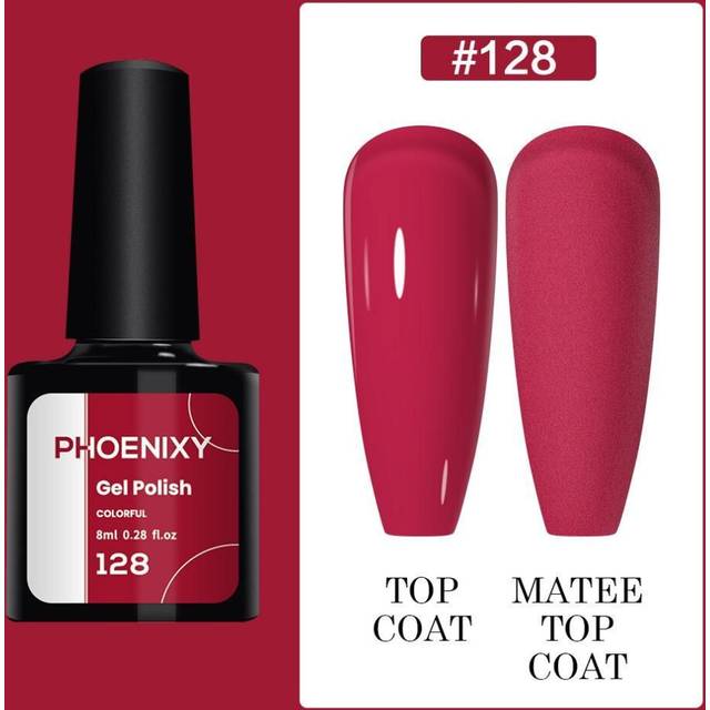 (color 28) Phoenixy 60 Colors Uv Gel Nail Polish 8ml Gel Nail Polish Soak Off Glitter Gel Polish Gel Nail Varnish Nail Polish Gifts Set For Women Salo