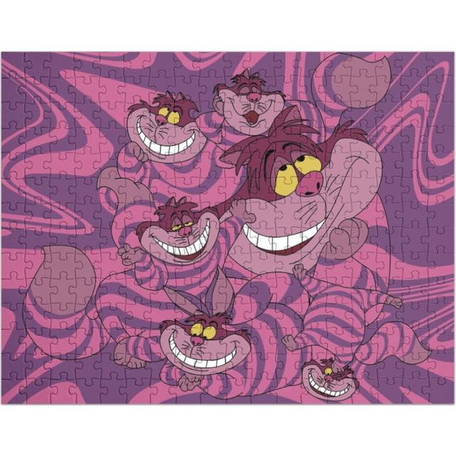 (Cheshire cat=9023) Jigsaw Puzzle Wooden 300-Piece for Adults Kids Seniors- Home Decor Family Activity Game Wall Art 38x26cm / 15x10inch Birthday Part