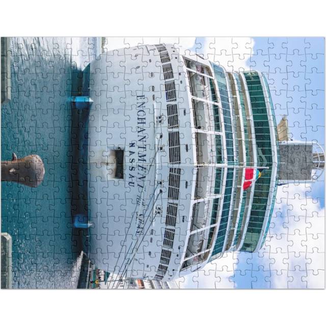 (Royal Caribbean Enchantment of the Seas Cruise Ship =3710) Jigsaw Puzzle Wooden 300-Piece for Adults Kids Seniors- Home Decor Family Activity Game Wa