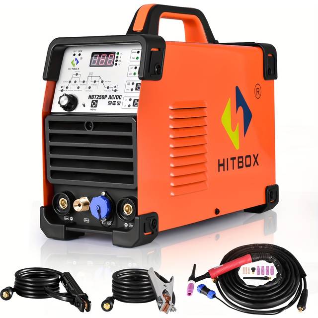 TEMU Hitbox Aluminum Tig Welder 220v 200a Digital Mma Tig Welding Machine