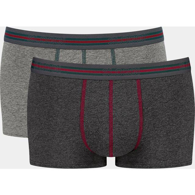 Sloggi men's match hipster shorts briefs trunks 2 pack 10126360