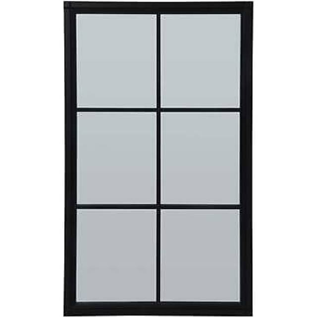Large Window Mirror - Wood - L4 x W90 x H150 cm - Black