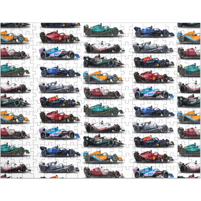 (F1 All cars 2022=11) Jigsaw Puzzle Wooden 300-Piece for Adults Kids Seniors- Home Decor Family Activity Game Wall Art 38x26cm / 15x10inch Birthday Pa