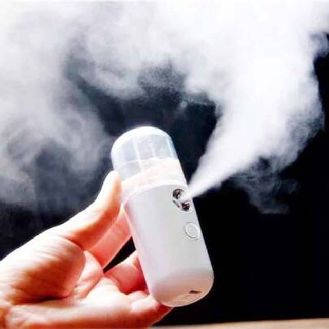 SHEIN USB Facial Mist Sprayer Humidifier, Rechargeable Nebulizer Face Steam Device, Moisturizing Beauty Tool, Battery Capacity: 150mAh