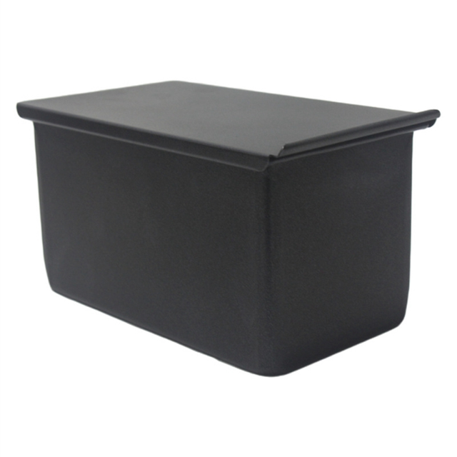 Loaf Pan Flat Toast Box Non- Stick Bread Mold with Cover Lid Stainless Steel Bakeware for Kitchen Baking, 450G