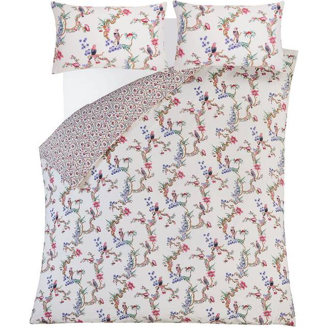 Cath Kidston Birds of a Feather Duvet Cover Bedding Set Blush - Pink