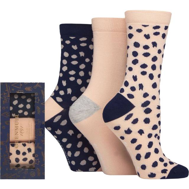 Pink and Navy 3pk Socks Gift Box (4/8)
