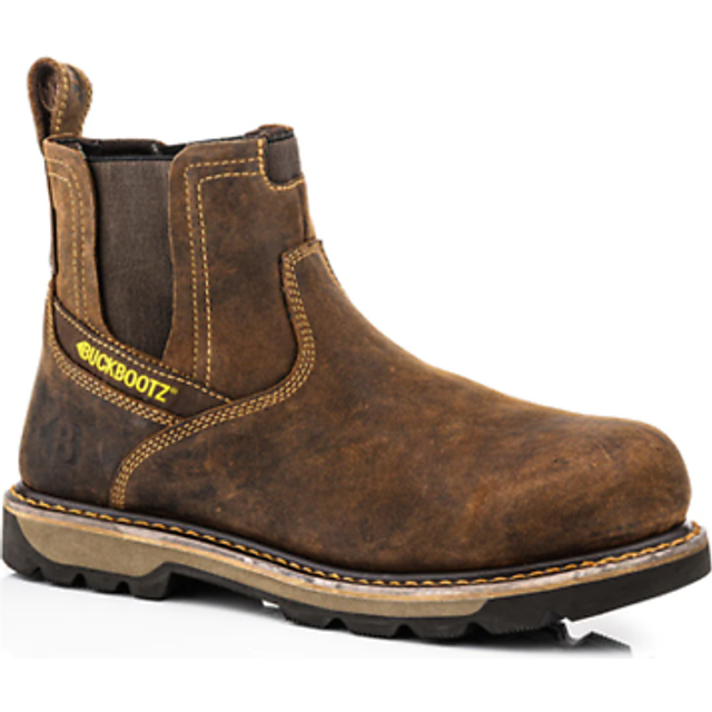 Buckbootz b1180 sb/ps/hro/wr/sr goodyear welted safety dealer boot