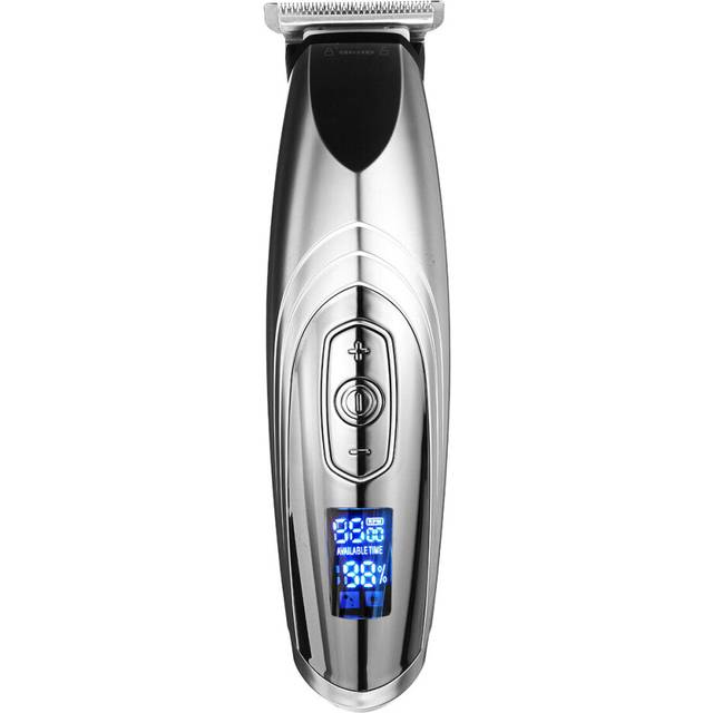 (digital display) 7000r/min LCD Digital Men Rechargeable Clipper Oil Head Cordless Carving Electric Hair Clipper Cutter Haircut Trimmer Kit
