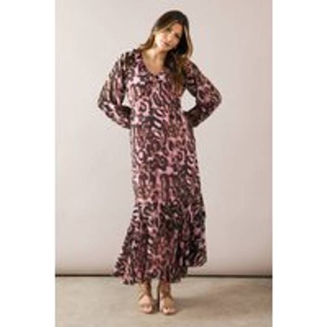 Wallis pink a-line dress womens daywear dresses