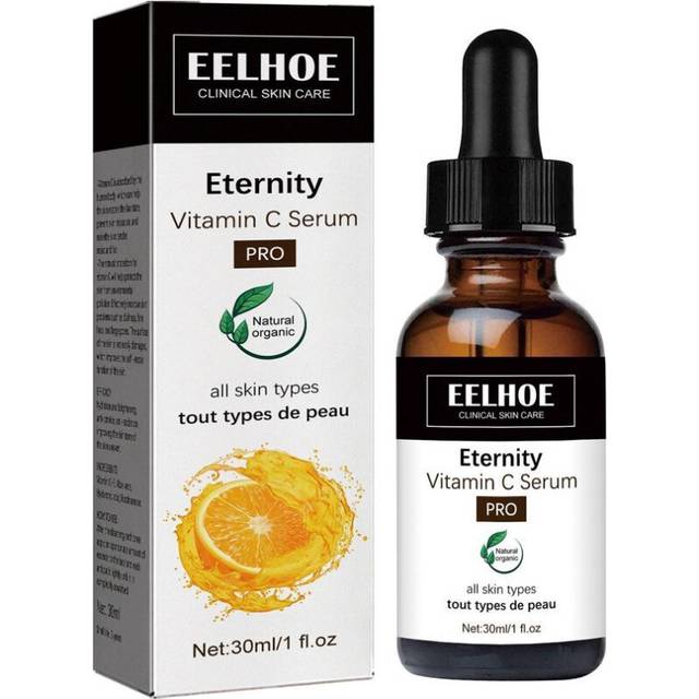 (30ml) Eelhoe 30ml Vitamin C Serum Vitamin C Serum Whitening Vc Essence Oil Topical Facial Serum With Hyaluronic Acid Vitamin E Serum