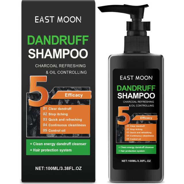 East Moon Charcoal Oil Removal Shampoo - Deep Cleansing, Anti-Dandruff, 100ml