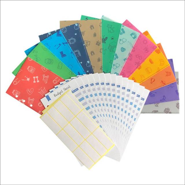 Cash Envelopes for Budget System Money Envelopes for Budgeting and Saving Tear and Water Resistant Vertical Version A6