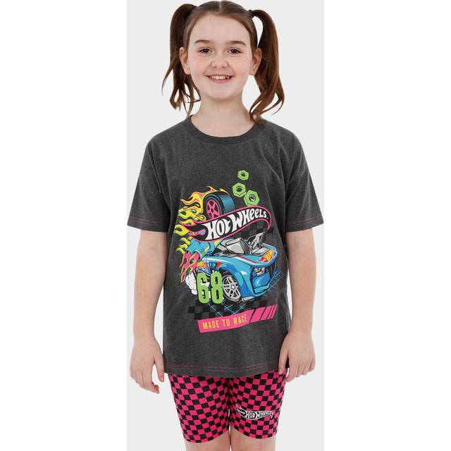 T-Shirt and Cycle Shorts Set - Grey - 4-5 Years