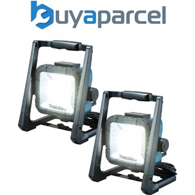 Makita DML805 18v / 14.4v / 240v LXT Li-Ion LED Work Light Site Light Twin Pack