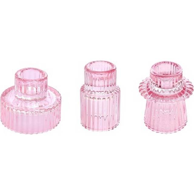 candlestick Taper Glass Candlestick Holders Candle Holders for Table Centerpieces, Wedding Decor and Party C