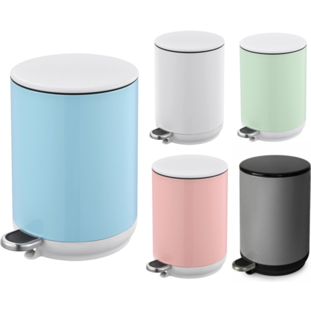 Blue Canyon Natura Pedal Bin Soft Close 5L Green, Green