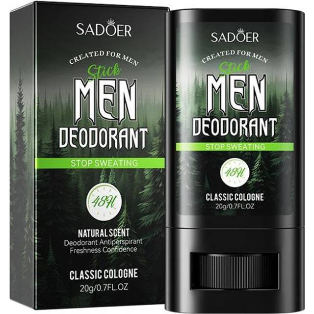 (ï¼classic cologneï¼20g) Sadoer Men&apos;s Antiperspirant Roll-on Sticks Leave A Refreshing Scent