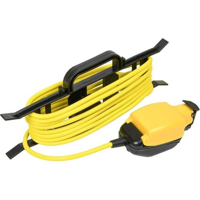 Outdoor Extension Lead 5m Heavy Duty Extension Cable Single Socket Extension Lead 'H' Frame Cord Plug Thermal Cut Out Extension Lead for Garden lawn