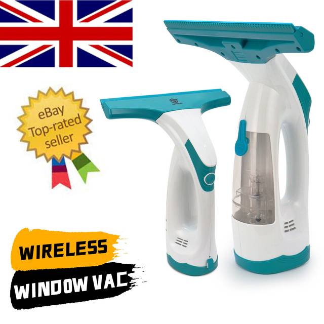 Superlex 4in1 cordless window vac rechargeable handheld vacuum cleaner squeegee