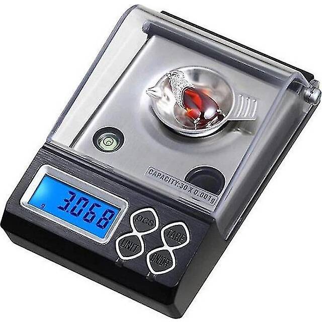 High Precision 50g/0.001g Laboratory Weight Balance Digital Milligram Gram Jewelry Diamond Gold Scale Electronic