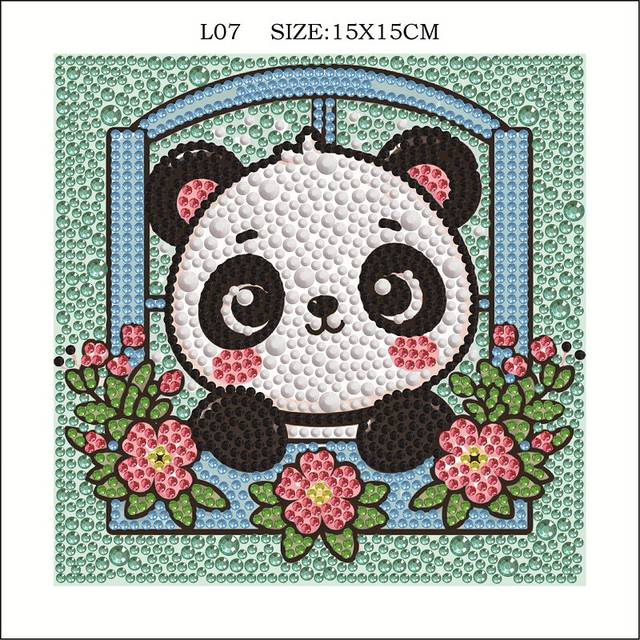 (31) Diamond painting DIY cartoon painting colored diamond children's handmade toy paste painting