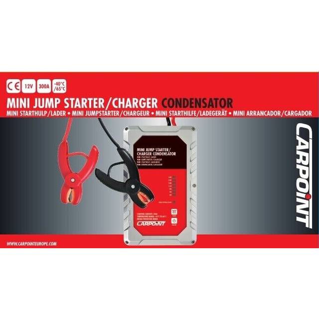 Mini jumpstarter/charger/condensator 21000mah + led light, carpoint