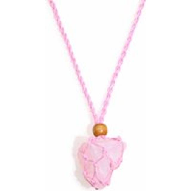 Gemstone Necklace Cord - Pink