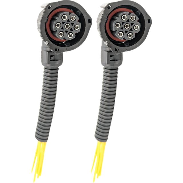 2x 6/7 Pin Plug Connectors for Rear Tail Light Lamps for Sprinter MAN DAF Luton