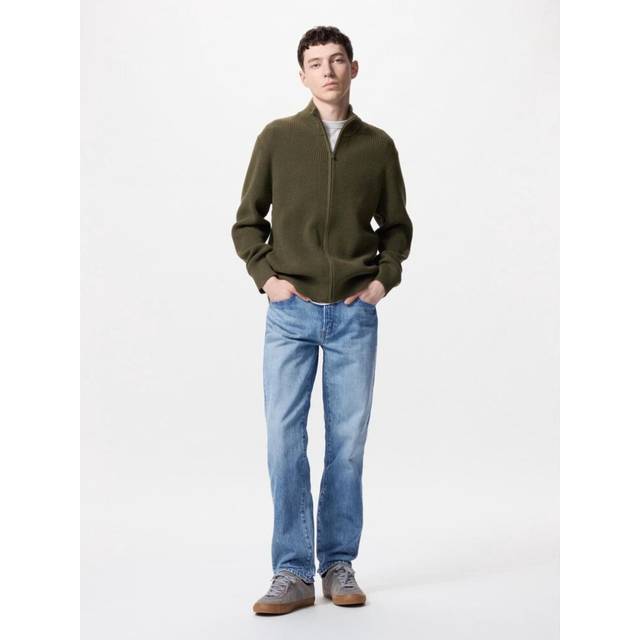 (63 BLUE/30) Uniqlo Japan Regular Fit Jeans Long Length