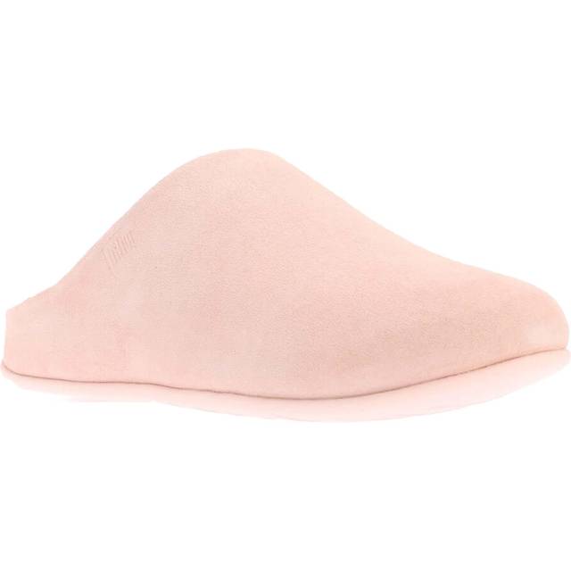 (8 UK, Pink) FitFlop Womens/Ladies Chrissie Suede Shearling Slippers
