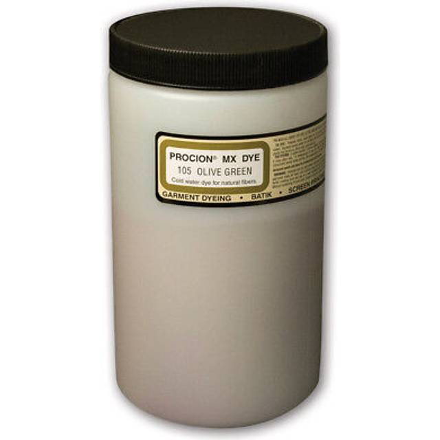Jacquard Procion Mx Dye - Undisputed King of Tie Dye Powder - Olive Green - 1 Lb - Cold Water Fiber Reactive Dye Made in USA