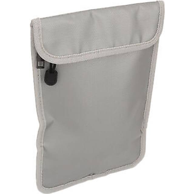 Small Fireproof Money Bag Fire and Water Resistant Expandable Document Bag Safe Storage Pouch black