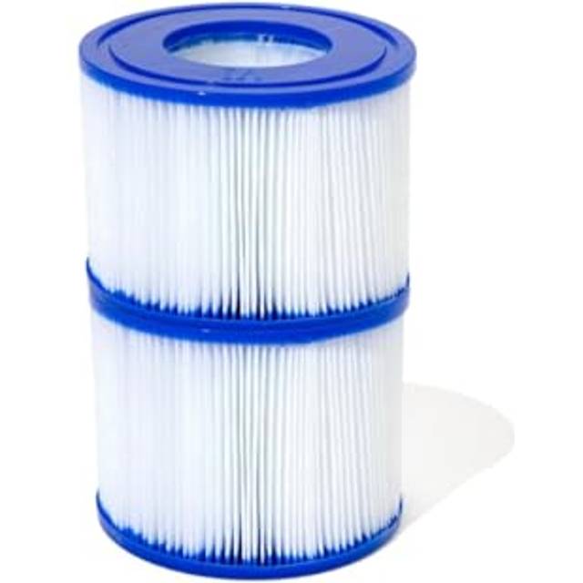 Bestway Lay-Z-Spa Badtunna Filterpatron, 6 x 2 Filter, Vit-Blå