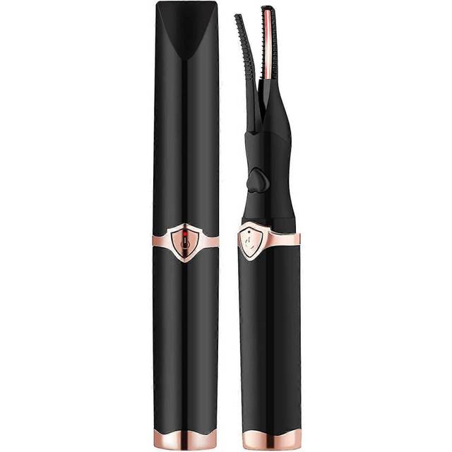 (As show, One size) Heated Eyelash Curlers, 2 In 1 Clip-type Eyelash Curler With Built-in Comb 3 Temperature Modes