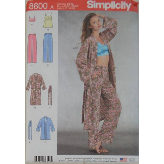 Simplicity Paper Sewing Pattern 8800