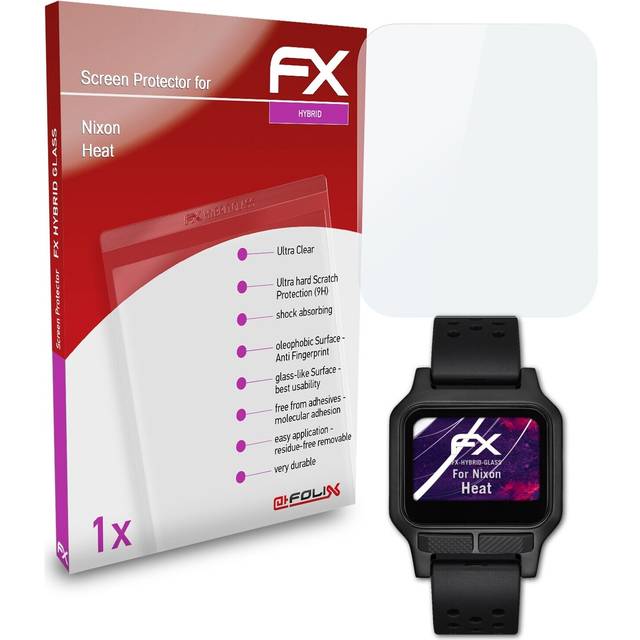 Atfolix glass protective film for nixon heat glass protector 9h hybrid-glass