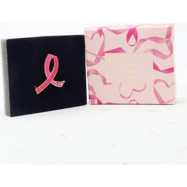 Estee Lauder Pink Ribbon Pin    /
