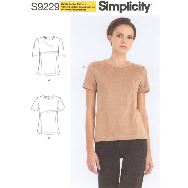 Simplicity Misses' Knit T-Shirt Sewing Pattern S9229
