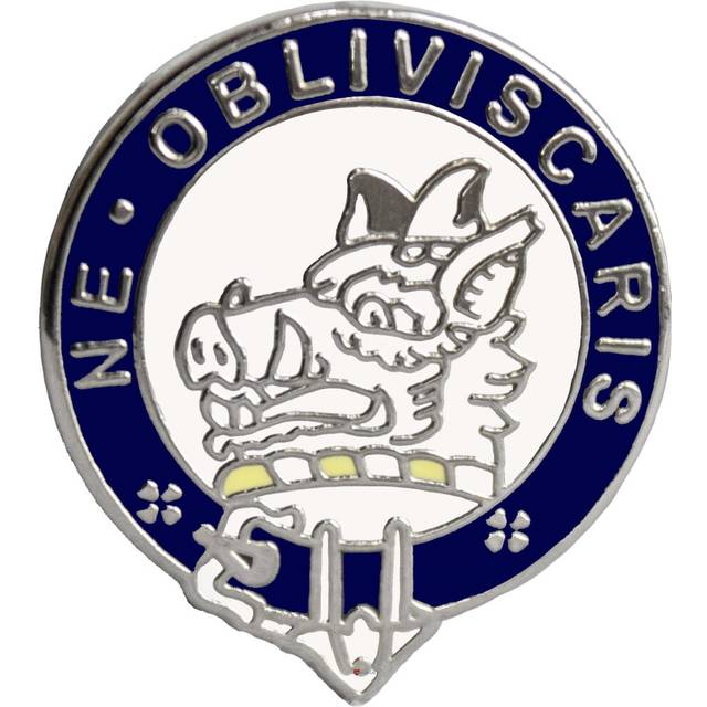 (Campbell) Scottish Clan Crest Lapel Pin Badge Brass Finish Scotland Heritage Brooch