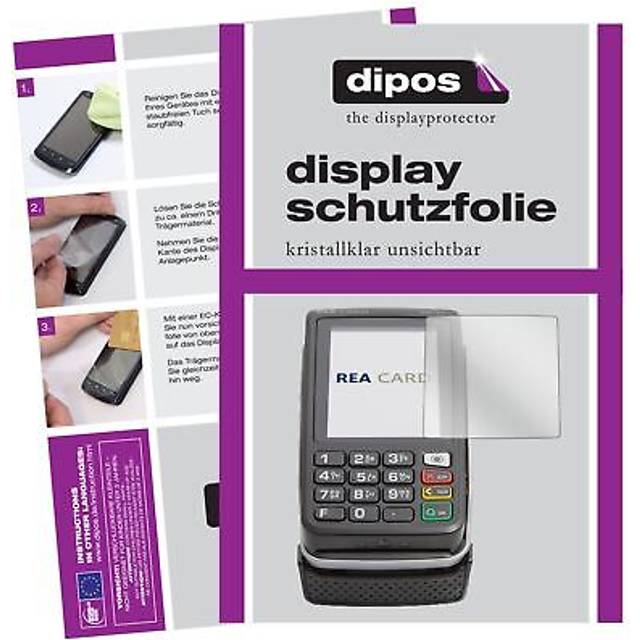 6x screen protector for rea card t9 flex terminal protection crystal clear dipos