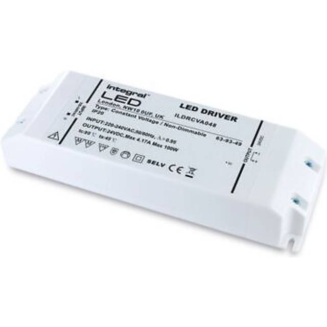 Integral Ultra-Slim Non-Dimmable 24V DC Constant Voltage Driver 100W