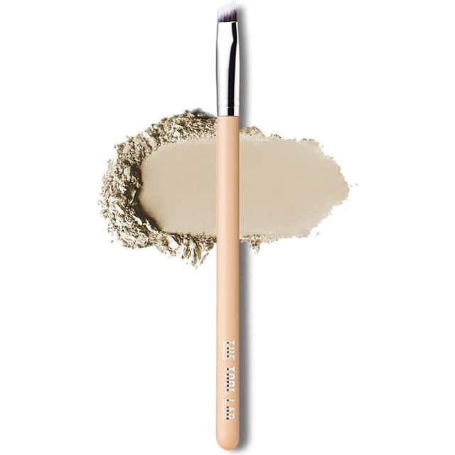 THE TOOL LAB 216 Angled Liner & Brow Brush - Eyeliner Eyebrow Brush Eye Point Makeup Brush - Premium Quality Synthetic Dense Bristles Cosmetic