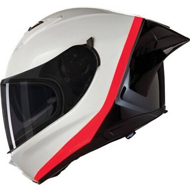 Nolan N60-6 Sport Verniciatura Speciale 347, full face helmet , color: White/Black/Neon-Red , size: S