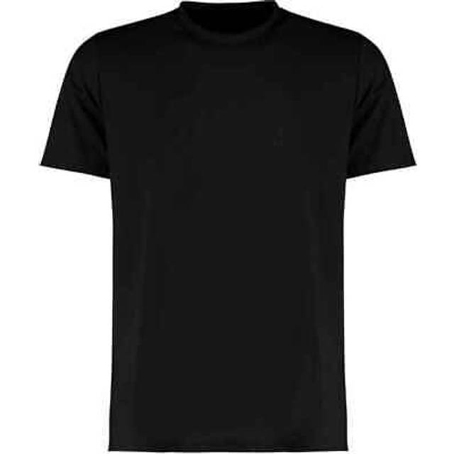 (XS, Black) Kustom Kit Mens Cooltex Plus Moisture Wicking Regular T-Shirt