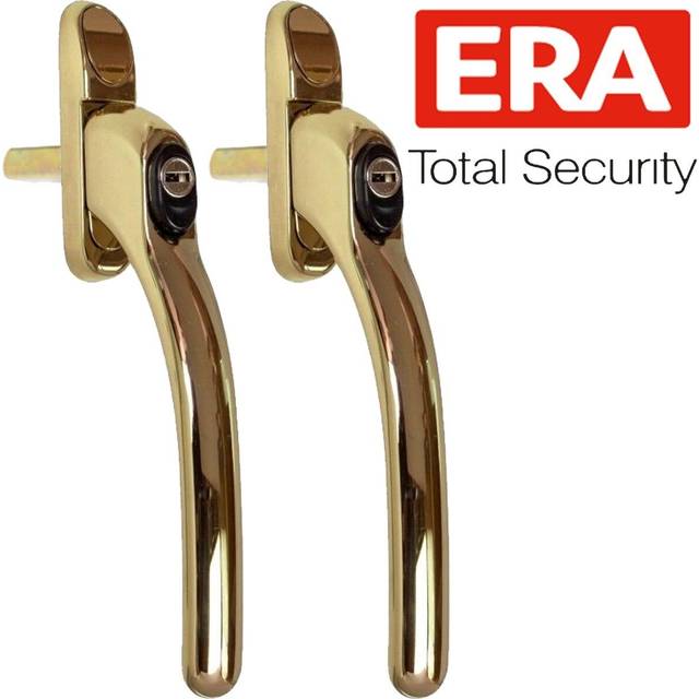 Quality gold era upvc window handle inline locking espag double glazing lock pvc