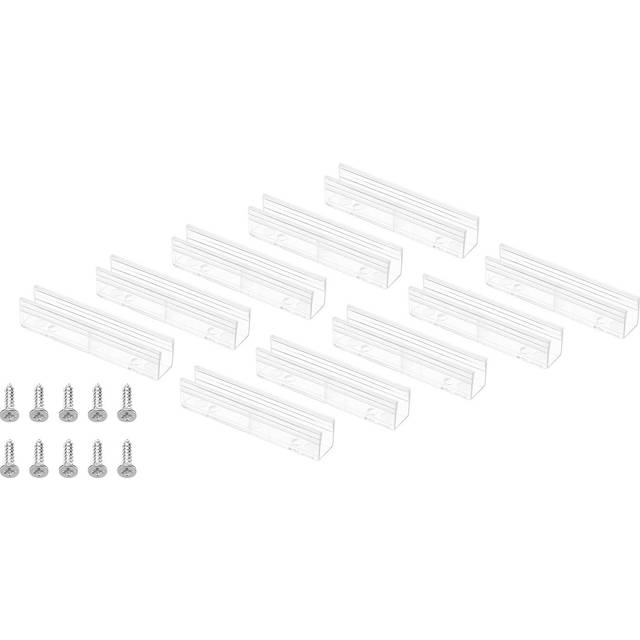 20pcs led strip light clips mounting bracket fixing clamp for 8x16mm cable clear